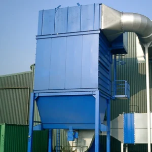 Explosion Proof Carbon Steel Pulse Jet Baghouse Dust Collector for Woodworking Wood Chip Recovery Central Dust Collection High