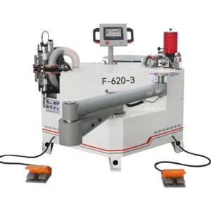 F 620 3 Automatic Curve Edge Bander Edge Banding Machine with Scraping Gluing Functions 0 24cm s Trimming Speed for Woodworking