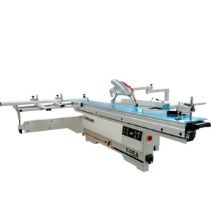 F45A 3200mm High Precision European Style Electric Lifting Wood Plywood Saw Cutting Machine Sliding Table Panel Saw Machine
