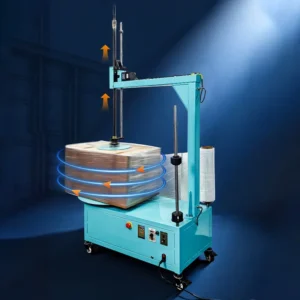FA10 Electric Stretch Film Wrapping Machine Electric Press Plate Automatic Winding Process Warehouse Logistics Paller Wrapper