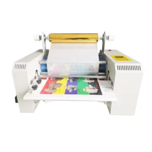 FL 360 Bopp Roll Film and Hot Foil Laminating Machine for A4 A3 A5 A6 Paper Sizes