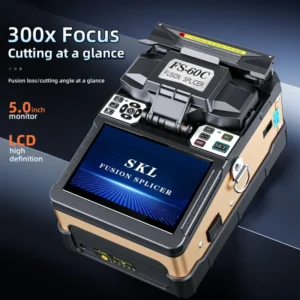 FS 60C Fusion Splicer Fiber Optic Automatic High Precision Splicing Equipment