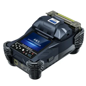 FTTH High Precision Fiber Fusion Splicer Machine Used for Telecom Network 60mm Length Welding SM Fiber Splicer
