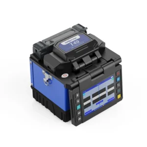 FTTX Fiber Optical Fusion Splicer T49 Handheld Splicing Machine with Fiber Cleaver Electrode Life 5000 Times