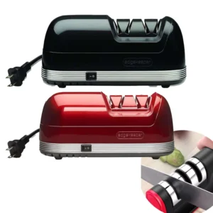 Factory 60w Electric Knife Sharpener for Kitchen Knives Powerful Motor with Precision Guides and Professional Diamond Abrasives