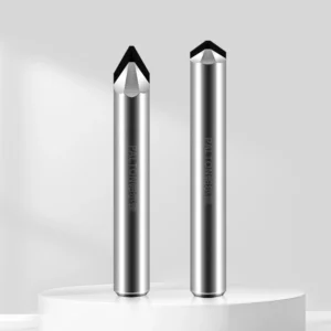 Factory 6mm 10mm Diamond PCD V Engraving Tools Stone PCD Carving Bit for Stone Granite Marble