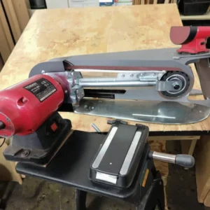 Factory Custom Drum Portable Small Electric Sandpaper Mini Belt Sanding Polishing Grinding Sander Machine