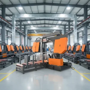 Factory Direct 1000x1000mm Horizontal Gantry Structure Metal Cutting Saw High Precision Band Saw Machine