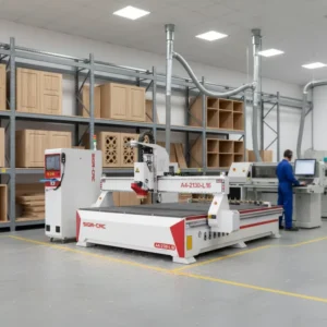 Factory Direct 9KW ATC CNC Wood Router 2100x3000mm Linear Tool Changer Vacuum Table Syntec Servo High Precision CE