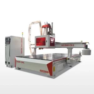 Factory Direct ATC CNC Router Machine with Automatic Steering Saw for PVC Acrylic MDF Wood Panel Cutting