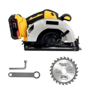 Factory Direct Brushless Lithium 21V Battery Portable Circular Saw for DIY Household Wood Tile & Stone Cutting 1300W