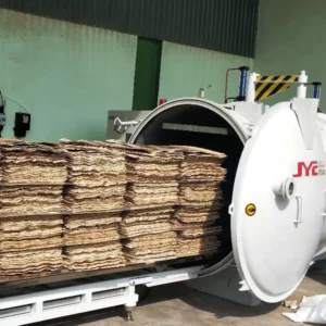 Factory Direct Sale High Frequency Automatic Vacuum Timber Wood Drying Machine Veneer Dryer with Pump and Motor