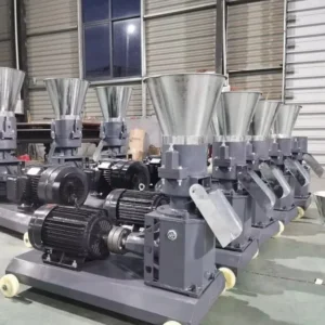 Factory Direct Sell Flat Die Roller Turning Biomass Waste Wood Pellet Machine Feed Extruder Small Pellet Mill Machine