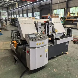 Factory Direct Selling 330mm Fully Automatic Metal Band Sawing Machine with Good Price