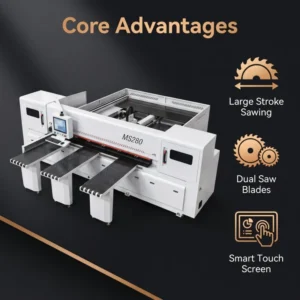 Factory Direct Wood Saw Machines Computer Panel Beam Saw Automatic Wood Cutting CNC Panel Saw for Woodworking