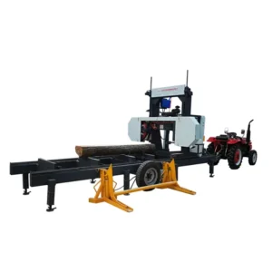 Factory Price Sawmill Wood Cutting Automatic Timber Cutting Hydraulic Horizontal Band Saw Machine Forestry