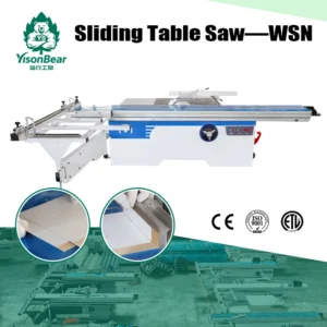 Factory Supply Sliding Table Saw for Wood Panel Cutting Heavy Duty Woodworking Saw