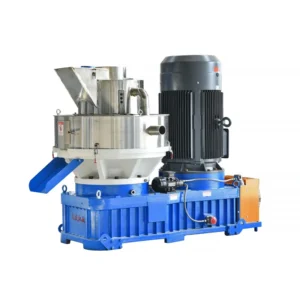 Factory Wood Pellet Production Line Wood Hops Rice Husk Pellet Feed Machine