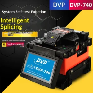 Fiber Fusion Splicer Integrated High Accuracy Fiber Optic Splicing Machine Multi-Functional Fixture DVP740D