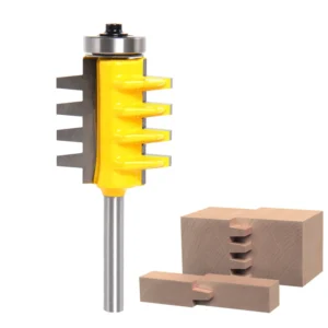 Finger Joint Glue Joint Router Bit Reversible Bearing Guided for Woodworking Finer Joiner 1 4″shank