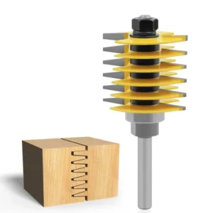 Finger Joint Router Bit Set Tenon Cutter Router Bit for Wood Woodworking Tool