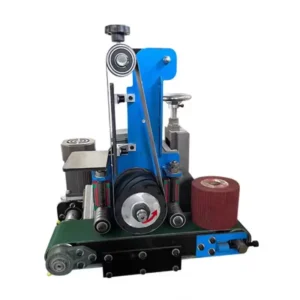 Flat Polishing Machine Small-Size Metal Grinding Rust Removal Deburring Stainless Steel Wire Drawing Belt Sander Sanding Machine