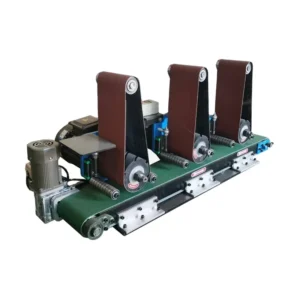 Flat Polishing Machine Three Sets Deburring Desktop Metal Plate Grinding Machine Fully Automatic Wire Drawing Integrated Machine