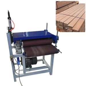 Flat Wood Sanding Machine Woodworking Sanding Belt Polishing Machine for Wood Strip Board Grinding and Deburring
