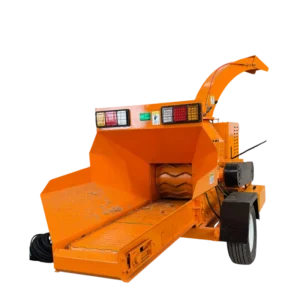 Forestry Diesel Wood Chipper Mobile Bamboo Wood Crusher for Tree and Yard Waste