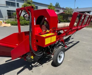 Forestry Machinery 30ton Firewood Processor Automatic Hydraulic Wood Cutting Log Splitter Machine with Log Lifter