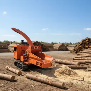 Forestry Machinery Heavy Duty Industrial Wood Chipper Shredder Drum Wood Chipper Machine