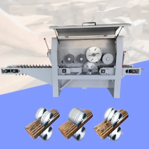 Forestry Machinery Round Wood Log Cutting Multi Blade Circular Sawmill Timber Gang Rip Saw