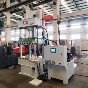 Four Columns 400Ton Sheet Metal Deep Drawing Presses Trolley Wheelbarrow Making Hydraulic Press Cold Machine