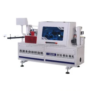 Full Automatic High Speed PVC Edge Bander Trimmer for Wood MDF Edging Gluing Woodworking Machine