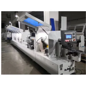 Full Automatic Inclined 45 Degree Bevel Straight Edge Banding Edge Bander Machine with Pre Milling Corner Trimming
