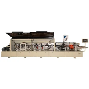 Full Automatic PVC Edge Banding Machine PLC Controlled Motor Bearing Corner Trimming Wood MDF 220V 380V 8.4kW