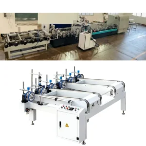 Full Automatic PVC Film Paper Veneer Fibre Cloth Metal Foil PUR Hot Melt Glue Wrapping Line for Door Frame Wrapping Machine