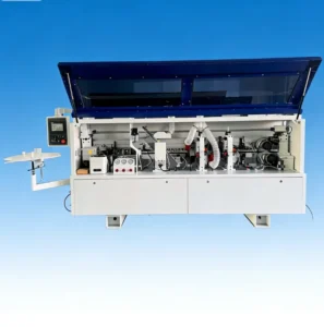 Full Automatic Woodworking Wood Furniture PVC Veneer Corner Rounding Trimming Edge Bander Banding Machine