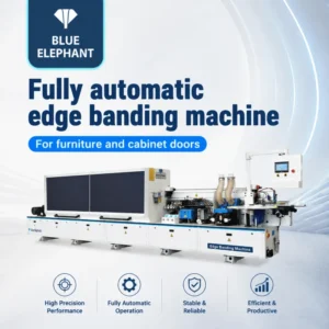 Full Function Automatic Edge Bander Pre milling and Fine Trimming Wood PVC Edge Banding Machine for Panel Furniture
