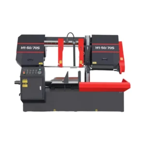Full-stroke Hydraulic Clamping 4KW Large Motor Band Saw for Sawing Plates