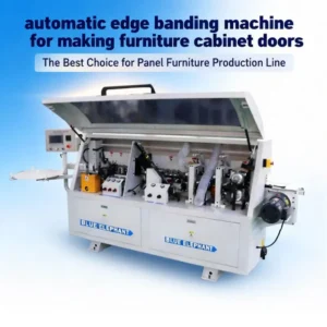 Fully Automatic 45 Degree Edge Banding Machine PVC Wood Straight Automatic Edge Bander for Making Furniture Cabinet Doors