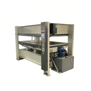 Fully Automatic Board Veneer Hot Press Machine 80T 100T Pressure 1325 1330 Woodworking Multi layer Hot Press Machine for Door