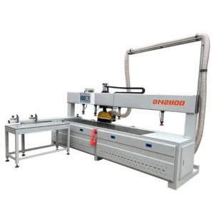 Fully Automatic CNC Computerized 380V 4-Side Wood Door Panel Trimming Reciprocating Saw Single Surface Woodworking Machinery