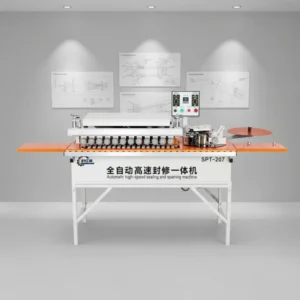 Fully Automatic Edge Banding Machine for Plywood Production with Corner Trimming 220V 1 Year Warranty