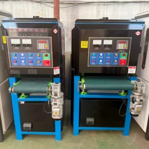 Fully Automatic Flat Belt Sander And Laser Cut Part Deburring Grinder Integrated Flat Polishing And Brushing Machine