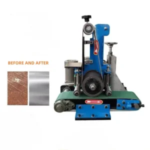 Fully Automatic Multifunctional Small Flat Plate Polishing Machine Engine Carbon Steel 2.2KW Wire Drawing Rust Removal Deburring