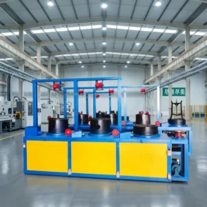 Fully Automatic Pulley Type Dry Carbon Steel Wire Drawing Machine With Frequency Speed Control for Making Nails