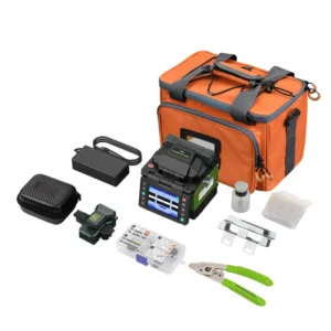 Fusion Splicer Core Alignment Automatic 6 Motor Optical Fiber Splicing Machine Single Mode High Precision FTTH Portable Handheld