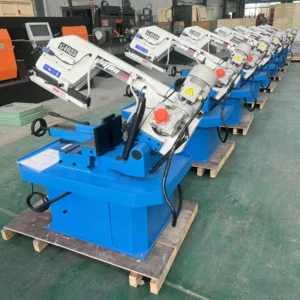 G4025 Manual Engine Metal Band Saw Structural Steel Angle Cutting Machine with Horizontal Pivot 1.1kW Motor 380V 220V