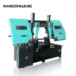 GB4235 Horizontal Metal Band Saw Machine Double Column Hydraulic Semi-automatic Metal Cutting Bandsaw